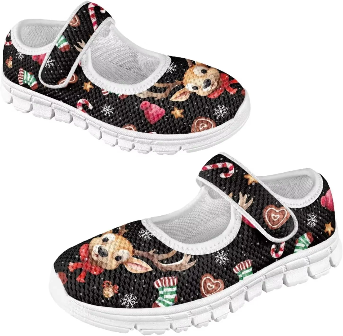 Girls Mary Jane Dress Shoes Ballet Princess Flats with Strap for Christmas Party Wedding School