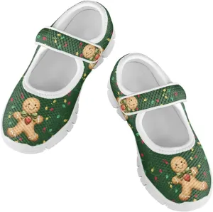 Girls Mary Jane Dress Shoes Ballet Princess Flats with Strap for Christmas Party Wedding School