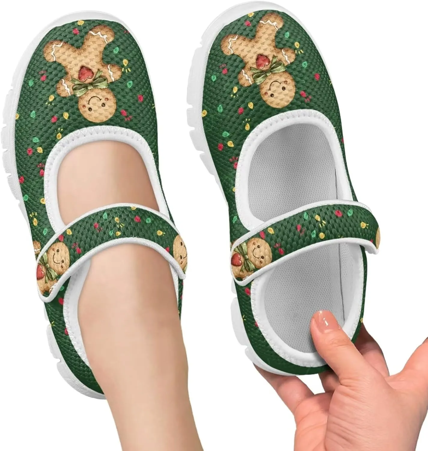 Girls Mary Jane Dress Shoes Ballet Princess Flats with Strap for Christmas Party Wedding School
