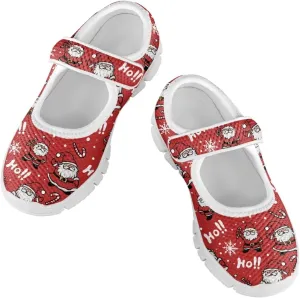 Girls Mary Jane Dress Shoes Ballet Princess Flats with Strap for Christmas Party Wedding School