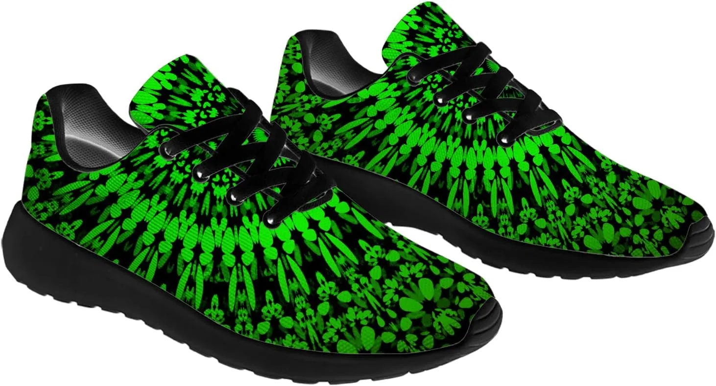 Green Sneakers for Women Men Running Shoes Casual Tennis Shoes Gifts for Men Women