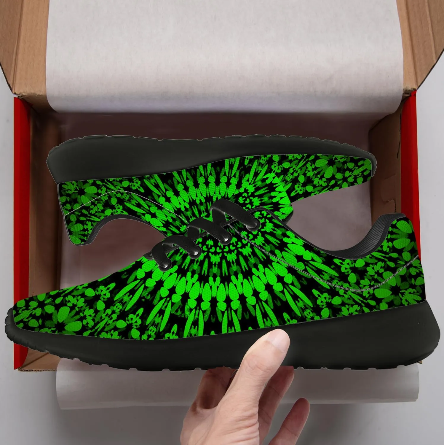 Green Sneakers for Women Men Running Shoes Casual Tennis Shoes Gifts for Men Women