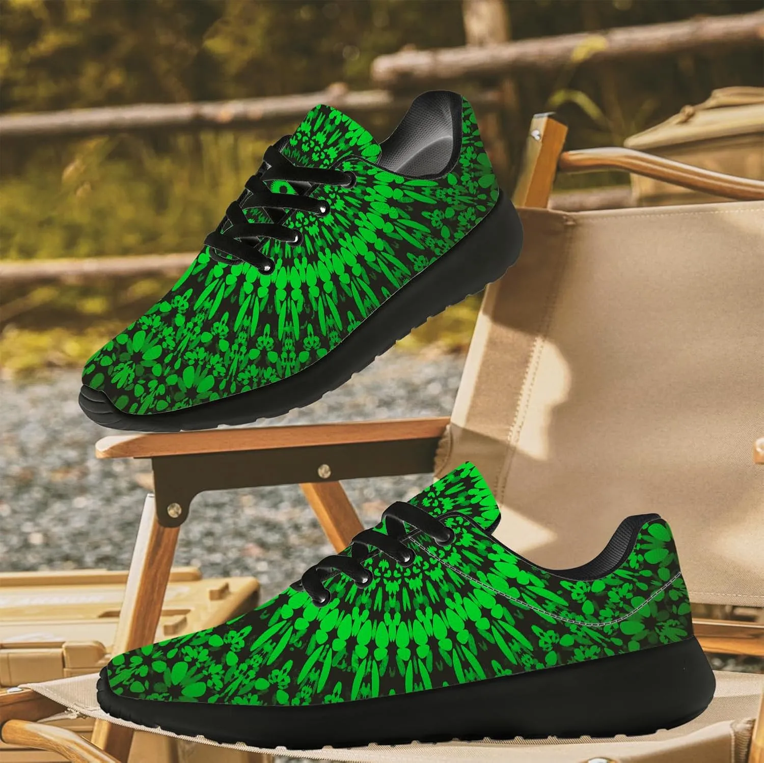 Green Sneakers for Women Men Running Shoes Casual Tennis Shoes Gifts for Men Women