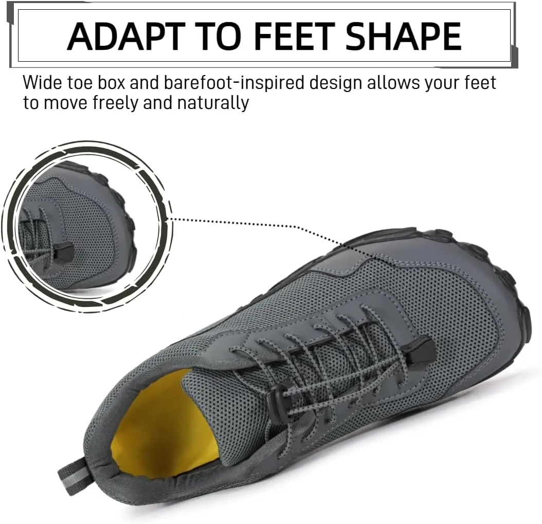 Hike Summit Barefoot Shoes Non-Slip Wide Toe Box Grounded Footwear Breathable Gym Swim Outdoor Walking Hiking Shoes