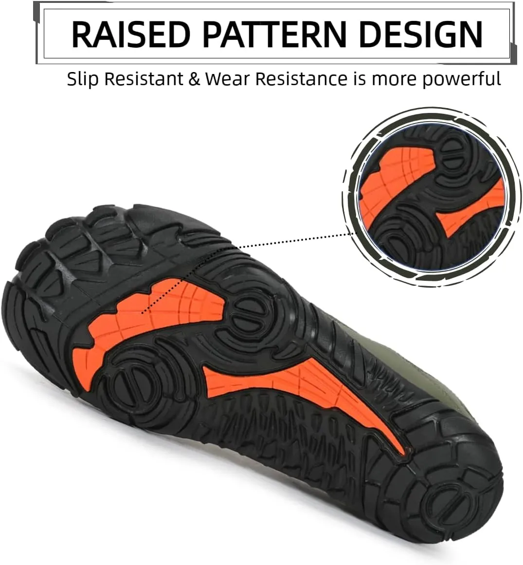 Hike Summit Barefoot Shoes Non-Slip Wide Toe Box Grounded Footwear Breathable Gym Swim Outdoor Walking Hiking Shoes