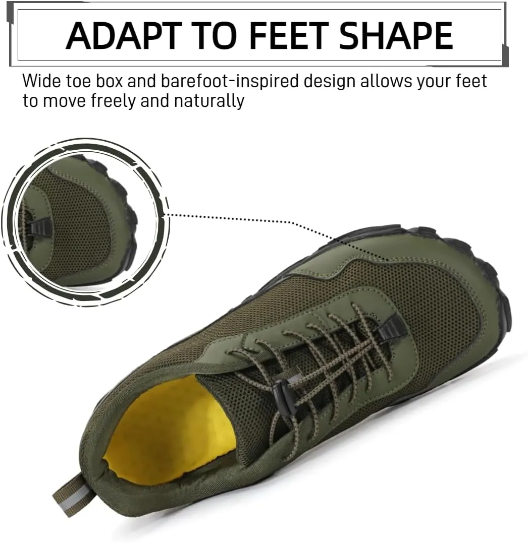Hike Summit Barefoot Shoes Non-Slip Wide Toe Box Grounded Footwear Breathable Gym Swim Outdoor Walking Hiking Shoes