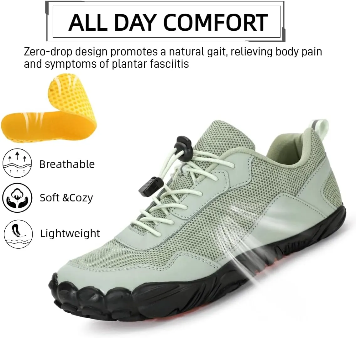 Hike Summit Barefoot Shoes Non-Slip Wide Toe Box Grounded Footwear Breathable Gym Swim Outdoor Walking Hiking Shoes