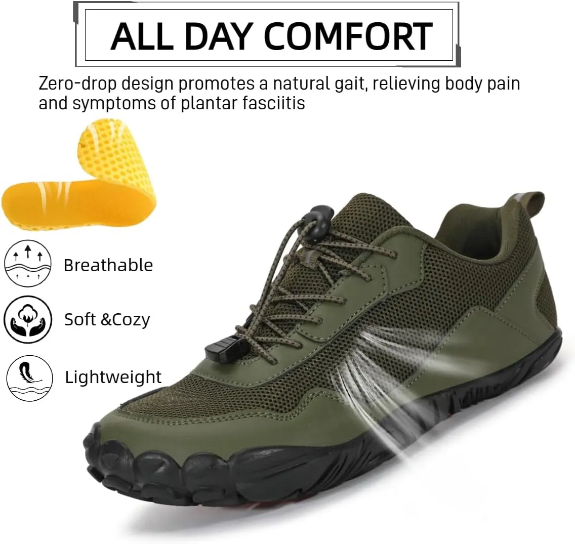 Hike Summit Barefoot Shoes Non-Slip Wide Toe Box Grounded Footwear Breathable Gym Swim Outdoor Walking Hiking Shoes