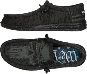 Howitzer Men's Slip-On Shoes We The People Patriot Sneakers with Camo Print Footwear