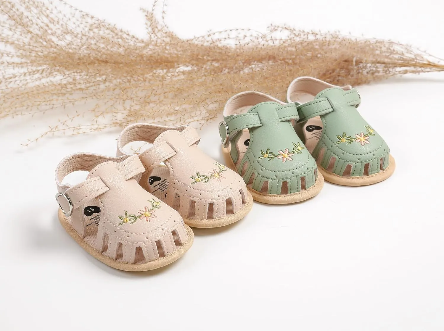 Infant Baby Boys Girls Sandals Summer Baby Wedding Dress Flat Shoes Newborn Crib Shoes First Walkers Prewalkers Shoes