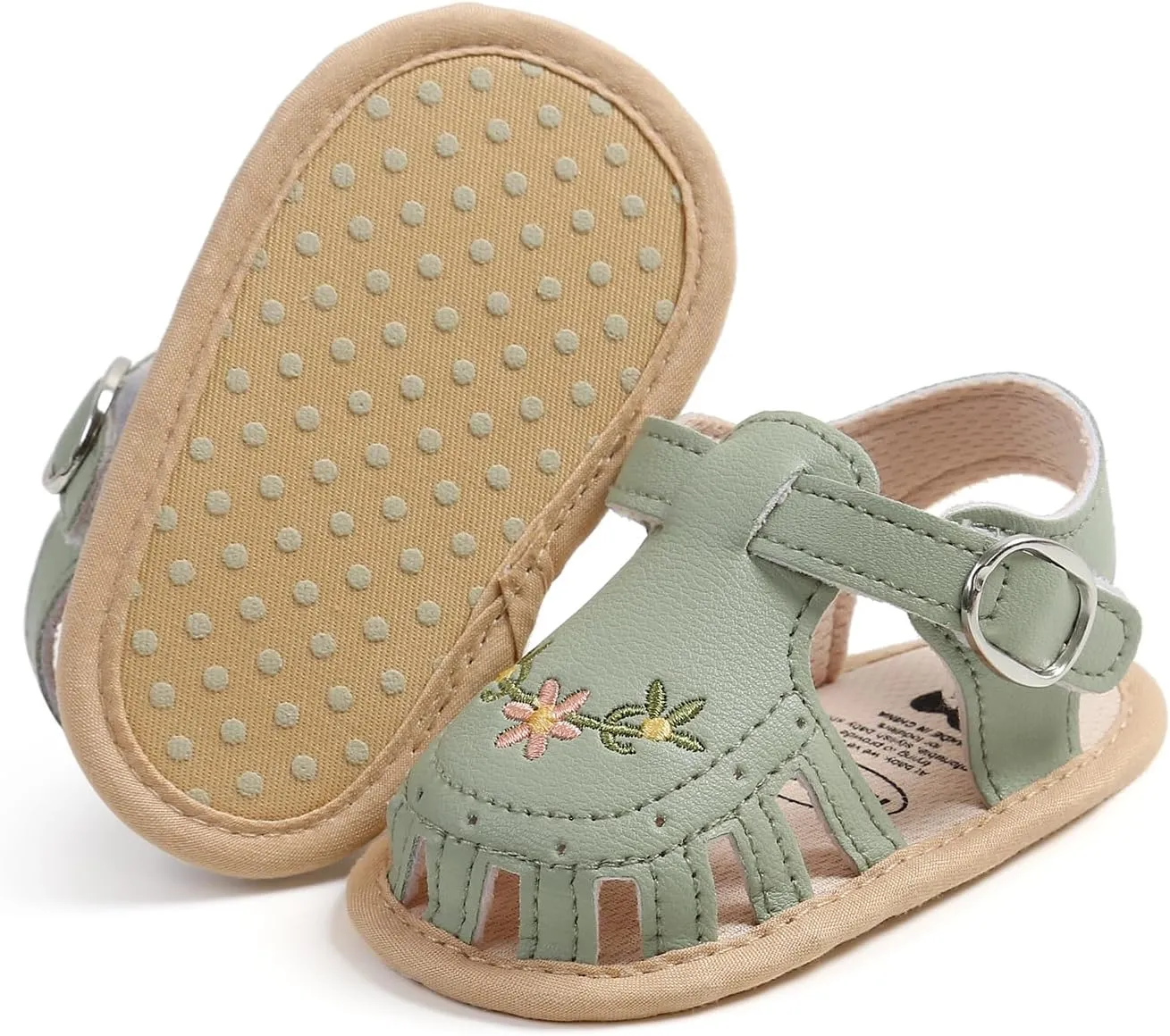 Infant Baby Boys Girls Sandals Summer Baby Wedding Dress Flat Shoes Newborn Crib Shoes First Walkers Prewalkers Shoes