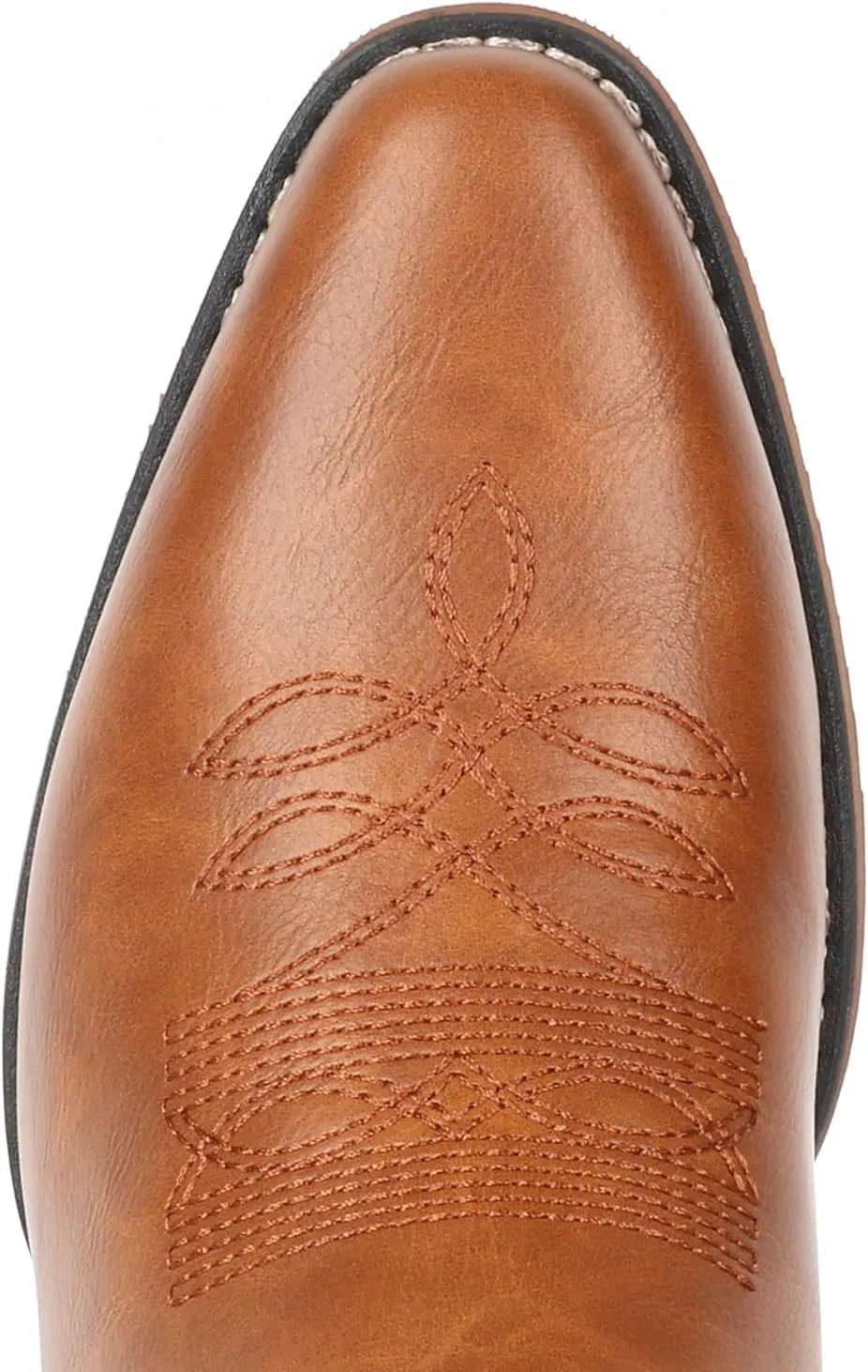 IUV Cowboy Boots For Women Western Boots Cowgirl Boots Pull On Pointy Toe Mid Calf Boots