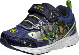 Josmo Boy's Toy Story Shoes – Buzz and Woody Laceless Light-Up Sneakers (Toddler/Little Kid)