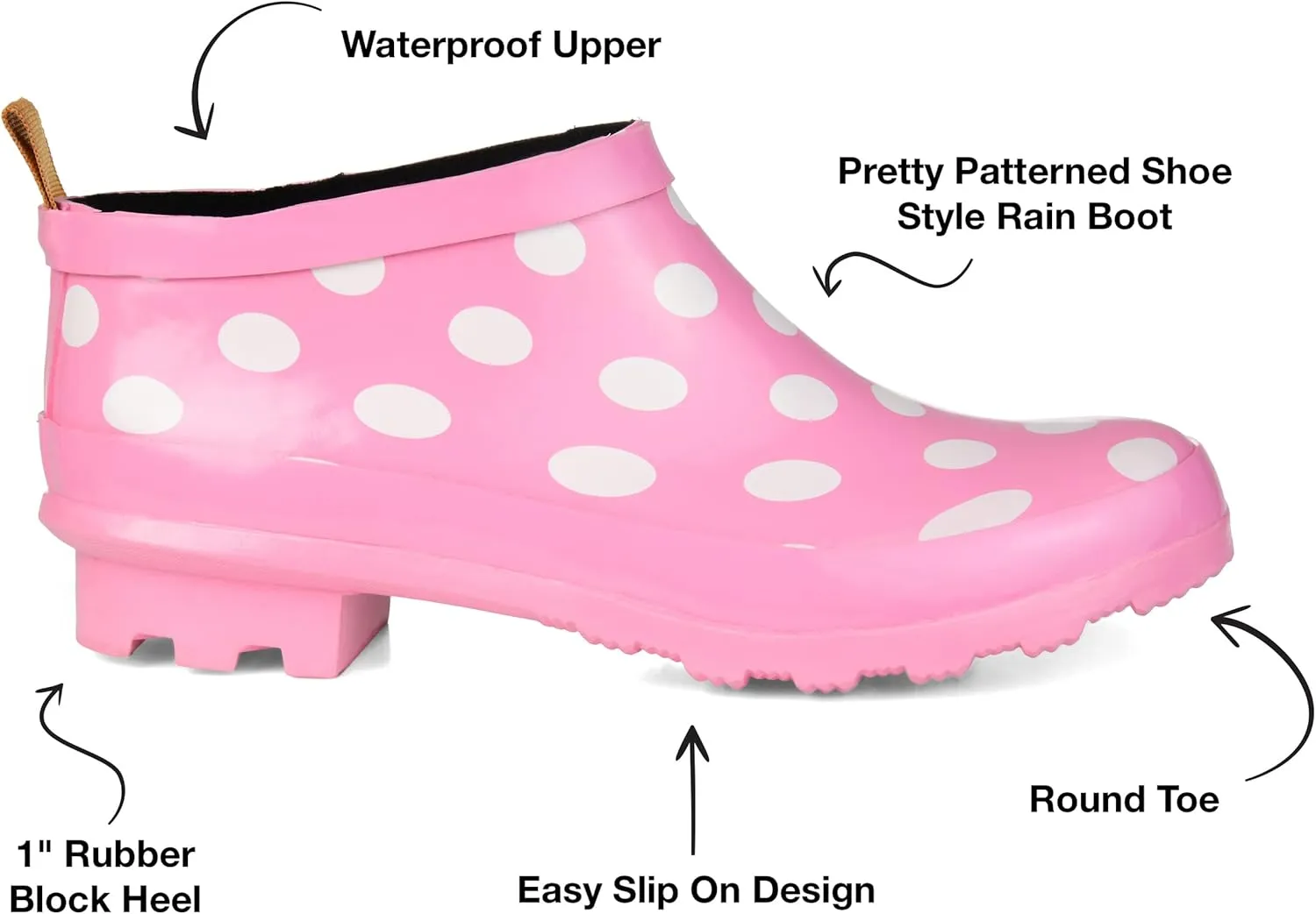 Journee Collection Women's Rainer Rain Boot