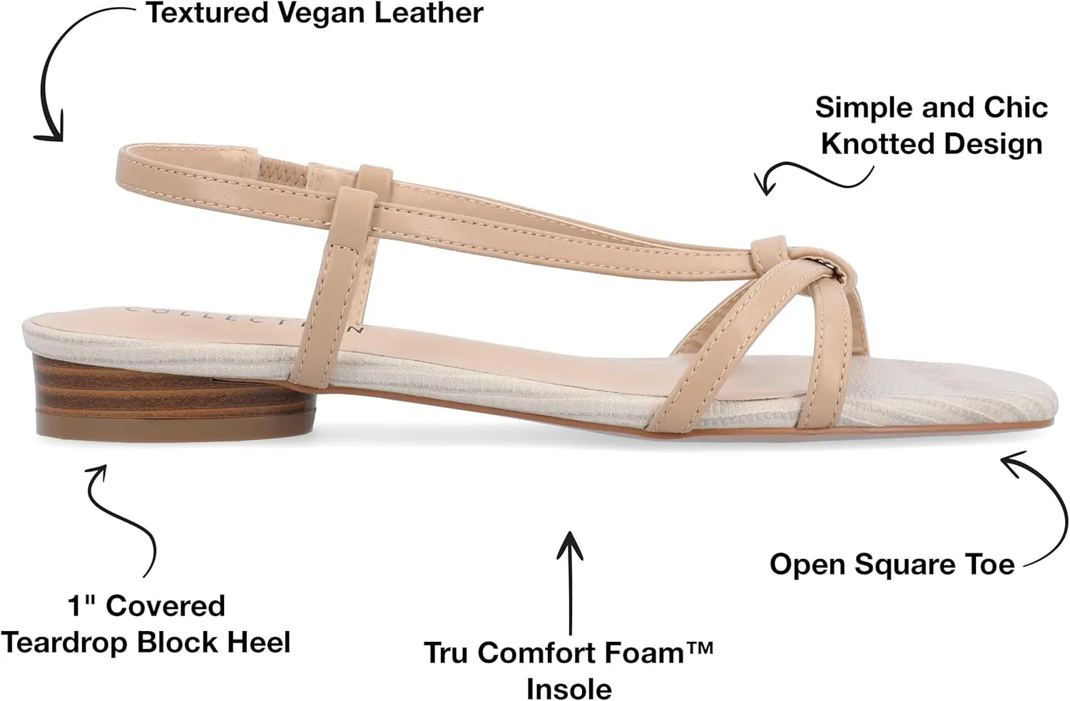Journee Women's Bridget Flat Sandals