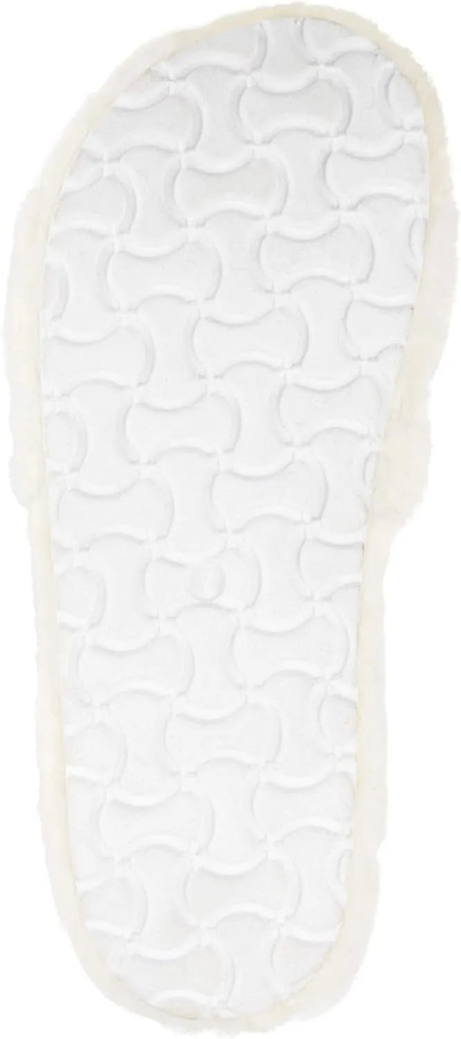 Journee Women's Faux Fur Shadow Slippers