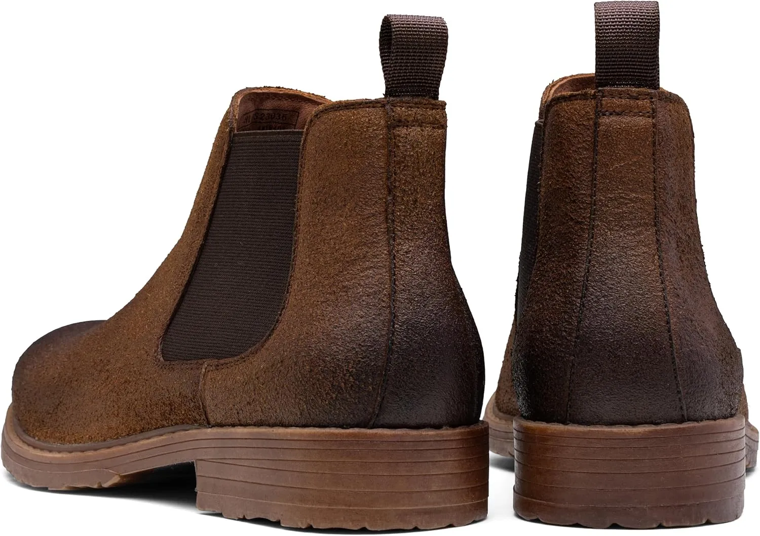 Jousen Men's Chelsea Boots Leather Distressed Boots for Men