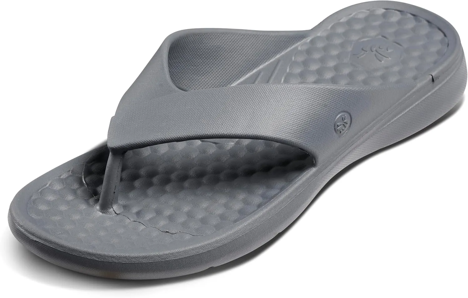 Joybees Mens Casual Flip Flops, Comfortable Thong Sandals with Arch Support for Beach and Pool, Water Friendly