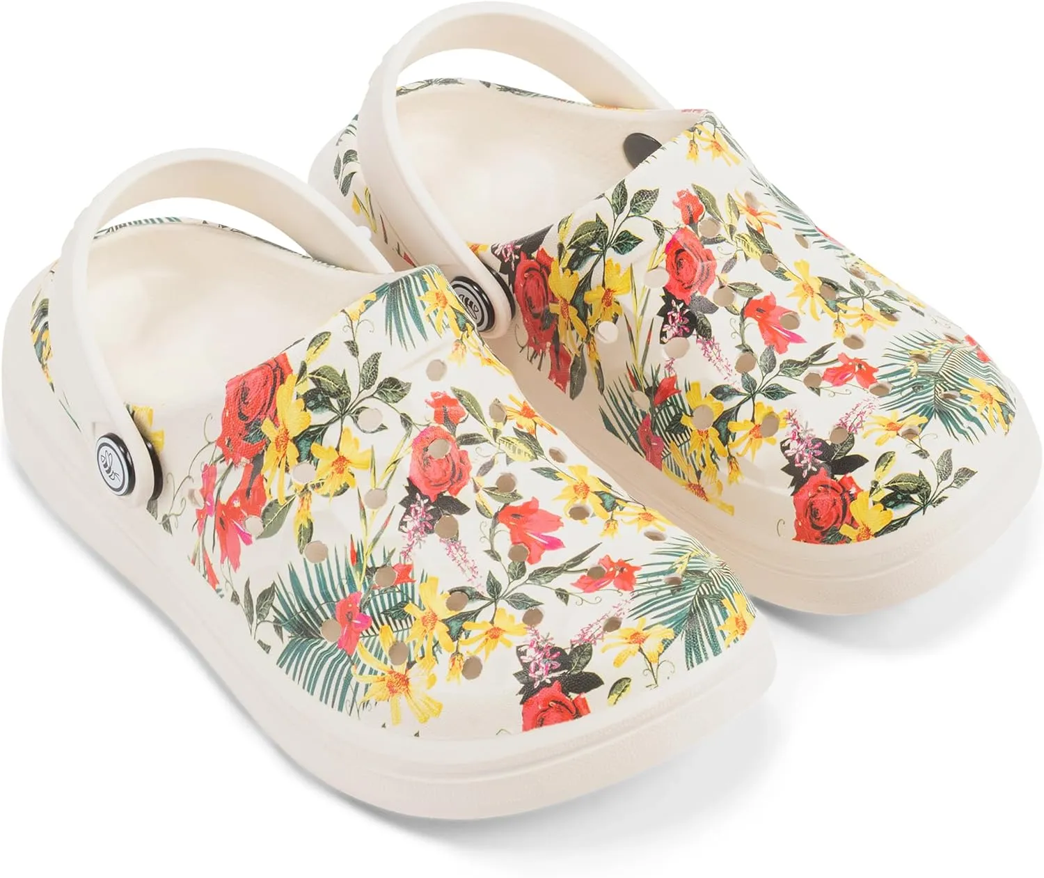 Joybees Varsity Clogs for Girls and Boys, Water Shoes for Kids, Water Resistant Beach Pool Slip On