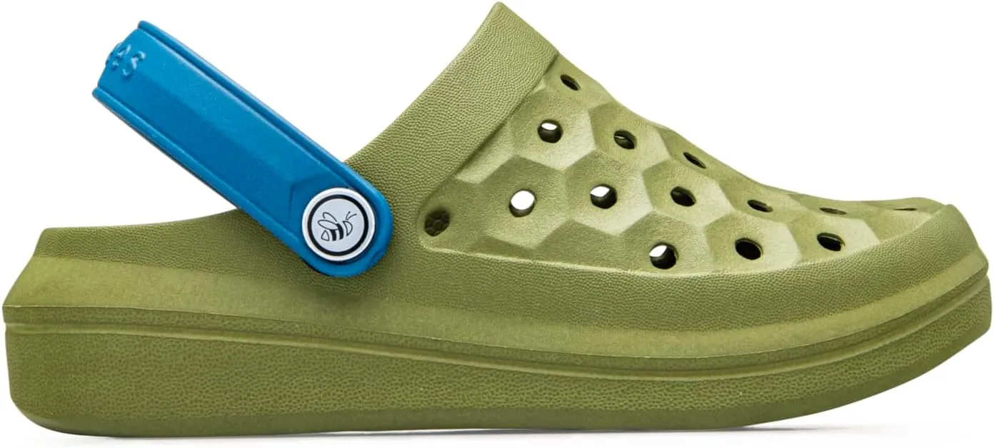 Joybees Varsity Clogs for Girls and Boys, Water Shoes for Kids, Water Resistant Beach Pool Slip On
