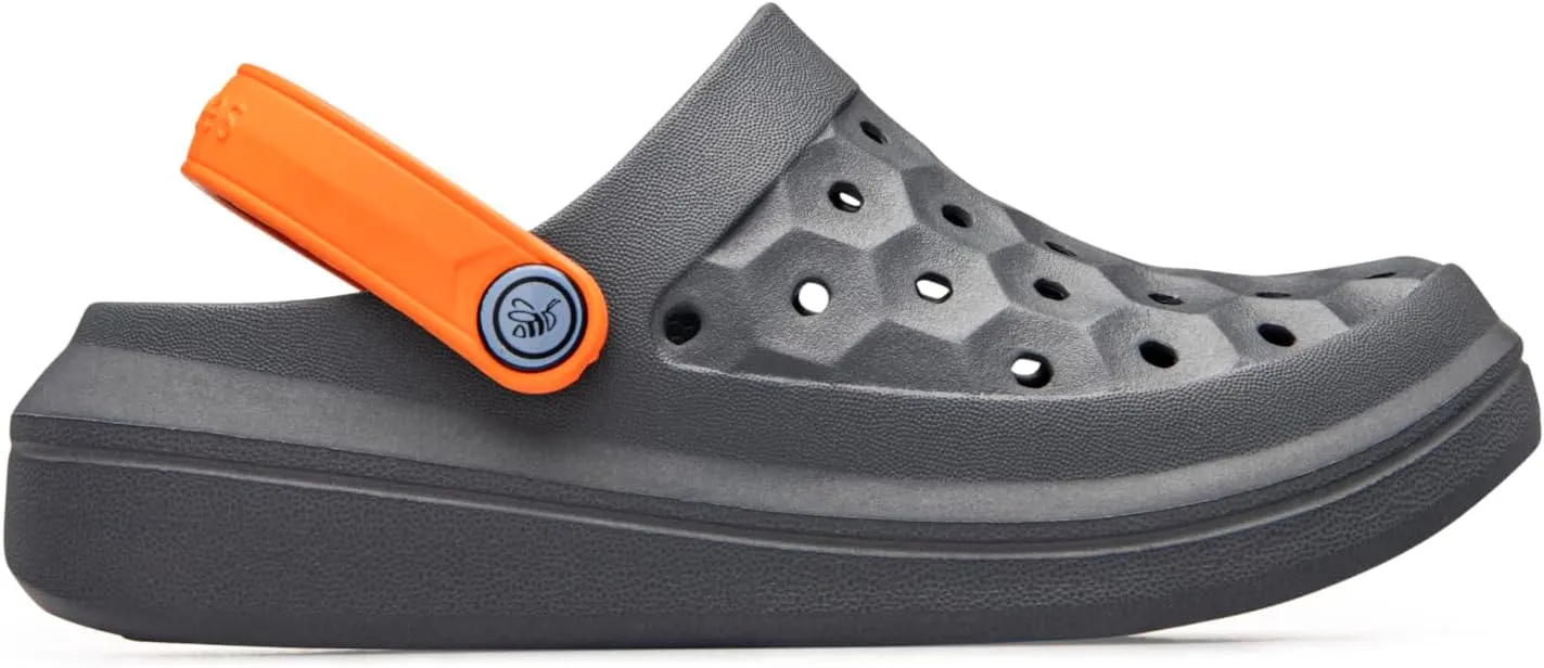 Joybees Varsity Clogs for Girls and Boys, Water Shoes for Kids, Water Resistant Beach Pool Slip On
