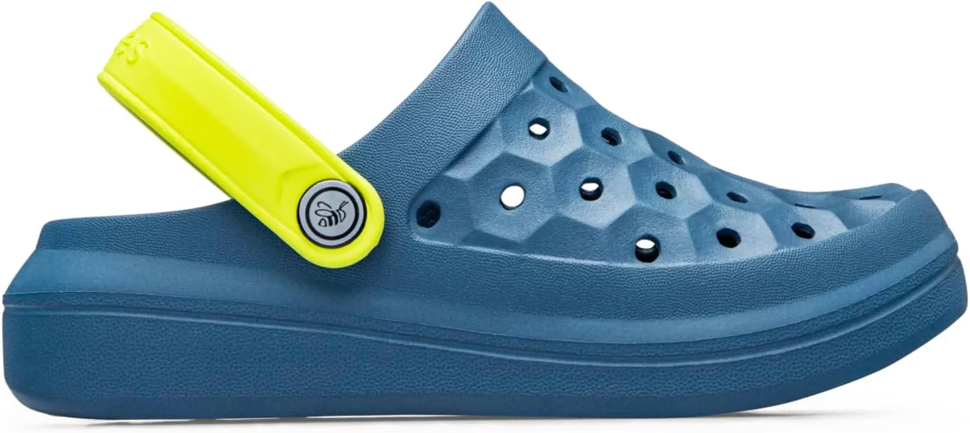 Joybees Varsity Clogs for Girls and Boys, Water Shoes for Kids, Water Resistant Beach Pool Slip On