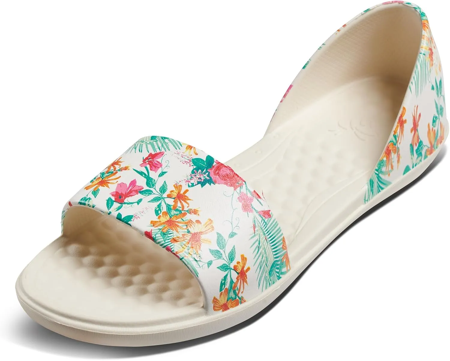 Joybees Women's Friday Flat - Ballet Flats for Women, Cute & Casual Dress Shoes, Comfortable Rubber Foam Sandals for Work, Walking, Waterproof, Non Slip