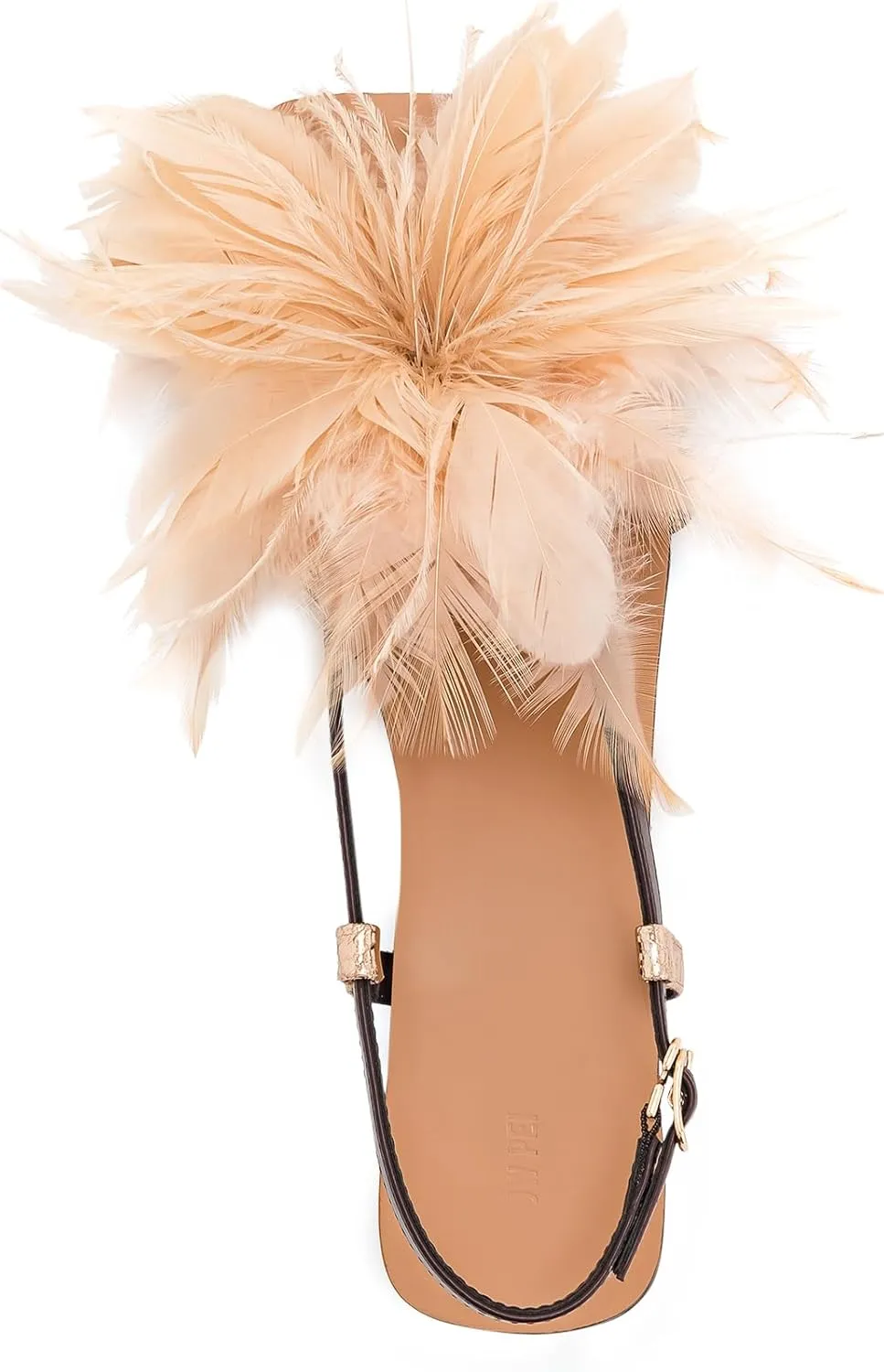 JW PEI Women's Fluffy Flats Sandals