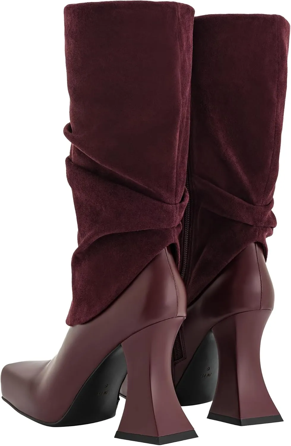 JW PEI Women's Reyna Square Toe Platform Knit Boots