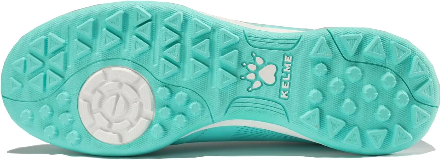 KELME Men's Indoor Soccer Shoe Turf Shoes Athletic Anti-Slippery Indoor Soccer Cleats Sports Sneakers Training Shoes