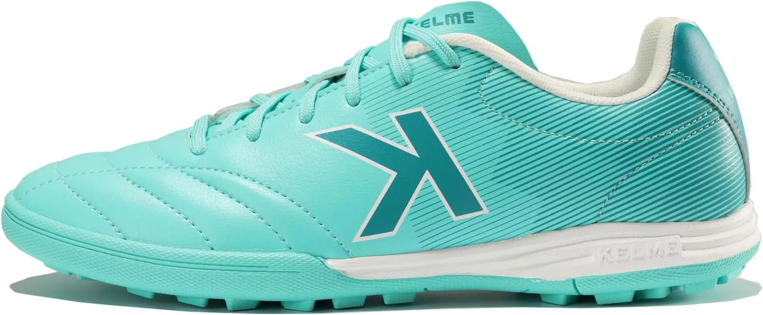 KELME Men's Indoor Soccer Shoe Turf Shoes Athletic Anti-Slippery Indoor Soccer Cleats Sports Sneakers Training Shoes