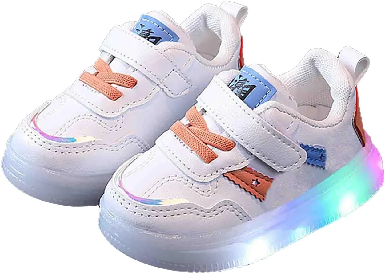 Kids Light Up Shoes Baby Toddler Flash Sneakers with Luminous Sole for Boys Girls Best Gift for Birthday Christmas Day