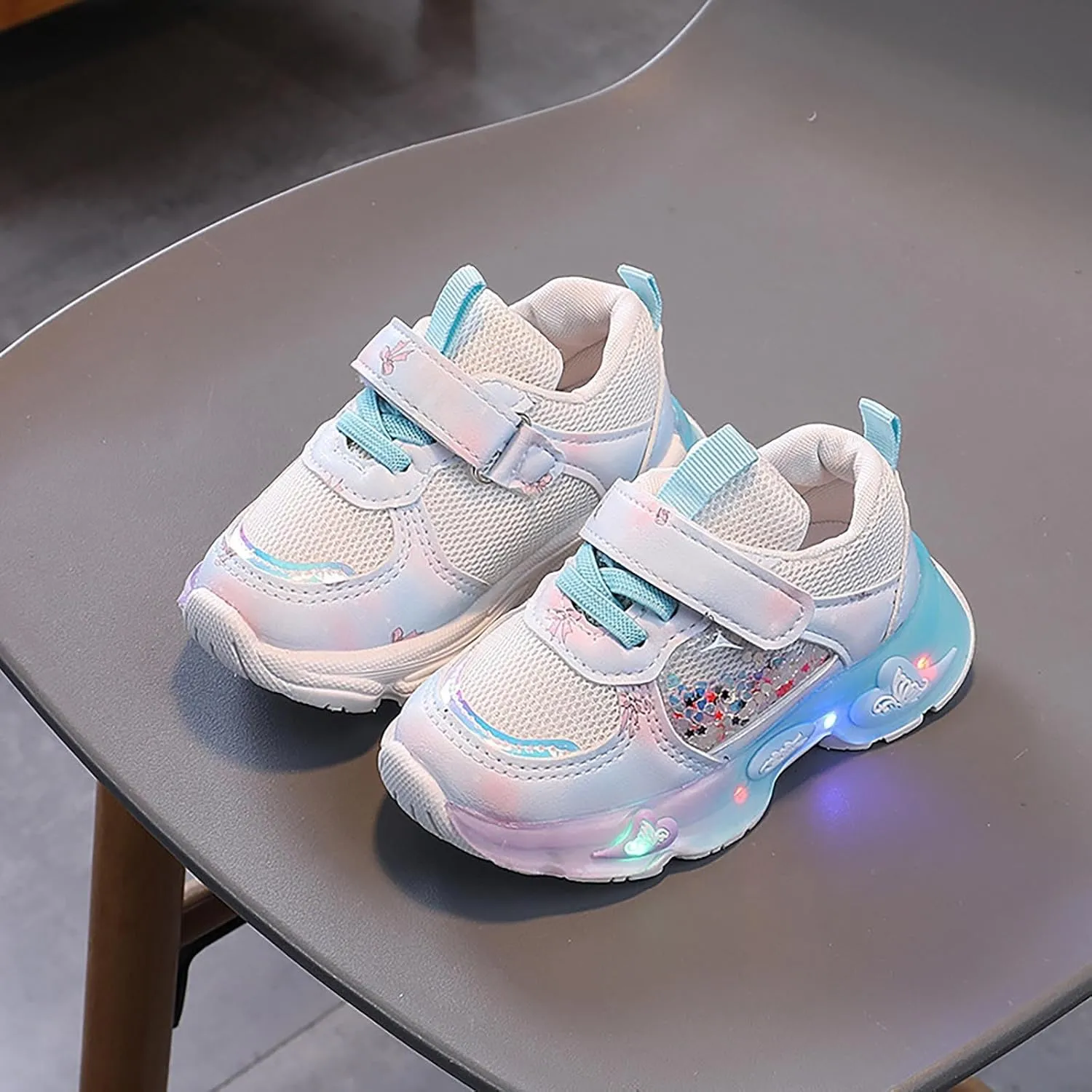 Kids Light Up Shoes for Boys Girls Toddler Sneakers Best Gift for Birthday Christmas Valentine Shoes for Toddler Girls