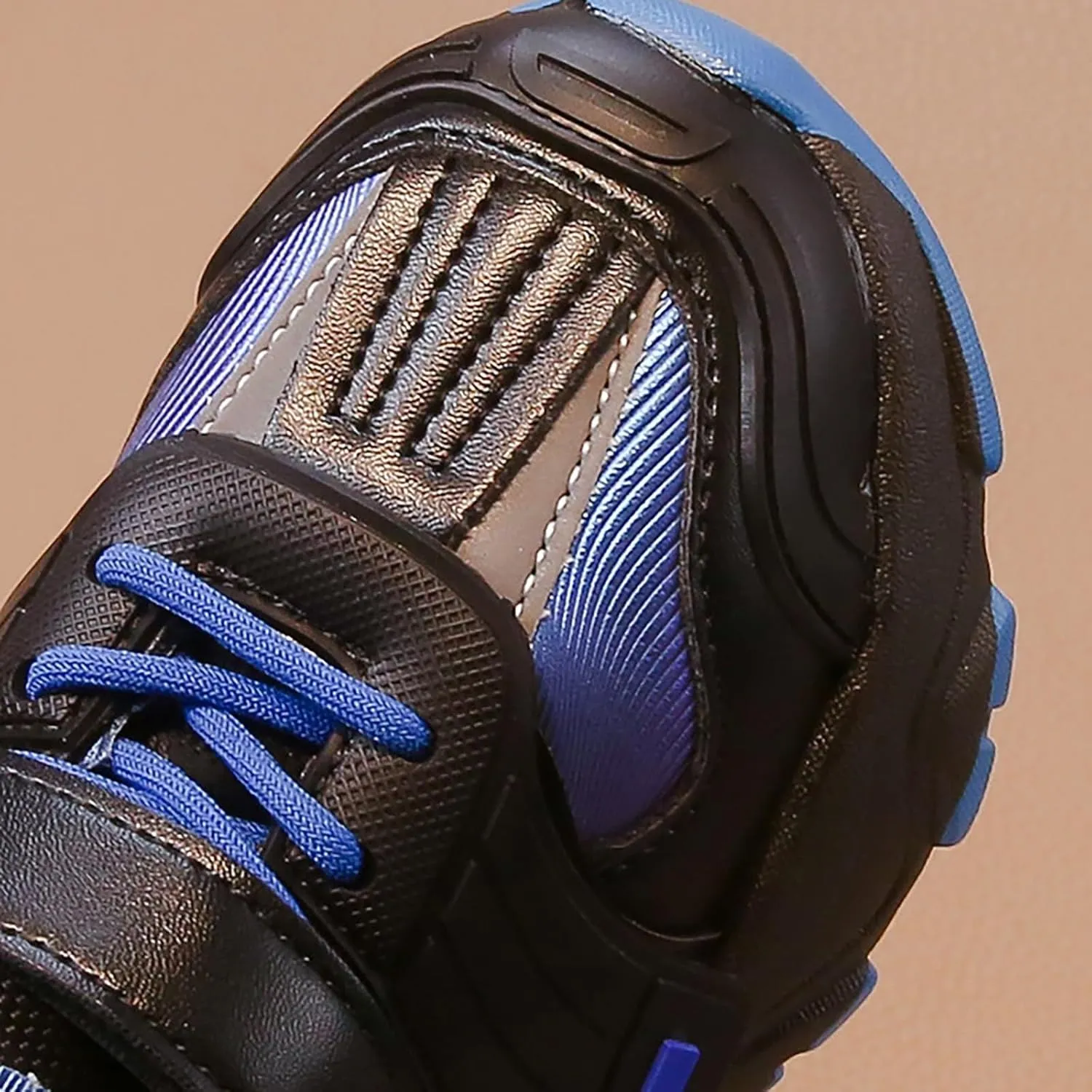 Kids Open Toe Snow Sport Shoes Boys Girls Fuzzy Lined Chunky Sole Sneakers Winter Outdoor Warm Comfy Booties Fashion