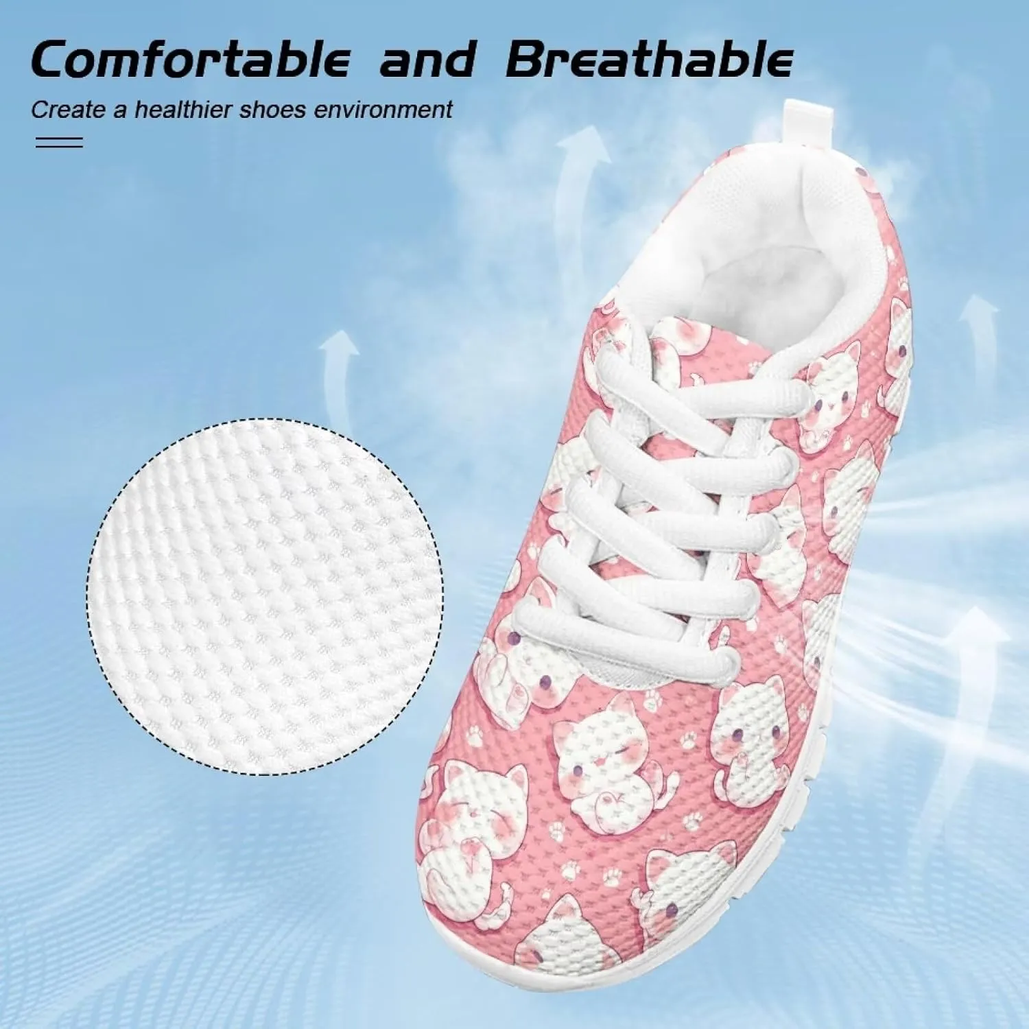 Kids Sneakers Boys Girls Walking Running Shoes Athletic Sports