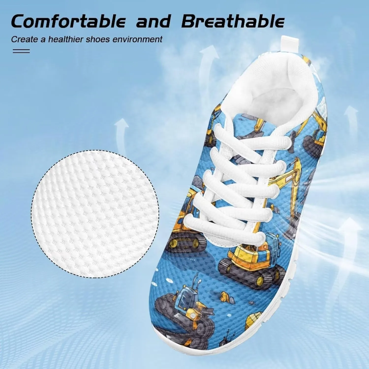 Kids Sneakers Boys Girls Walking Running Shoes Athletic Sports