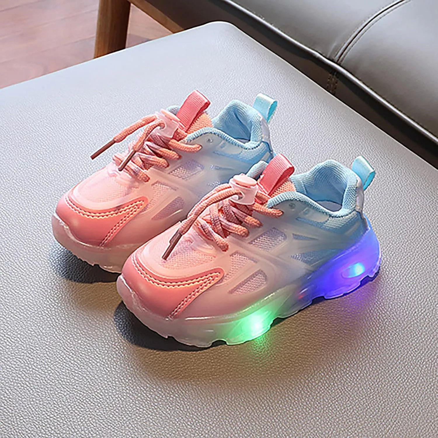 Lime Green Sneakers Boys Extra Wide Toddler Shoes Light Up Sneakers Toddler Boy Sock Shoes