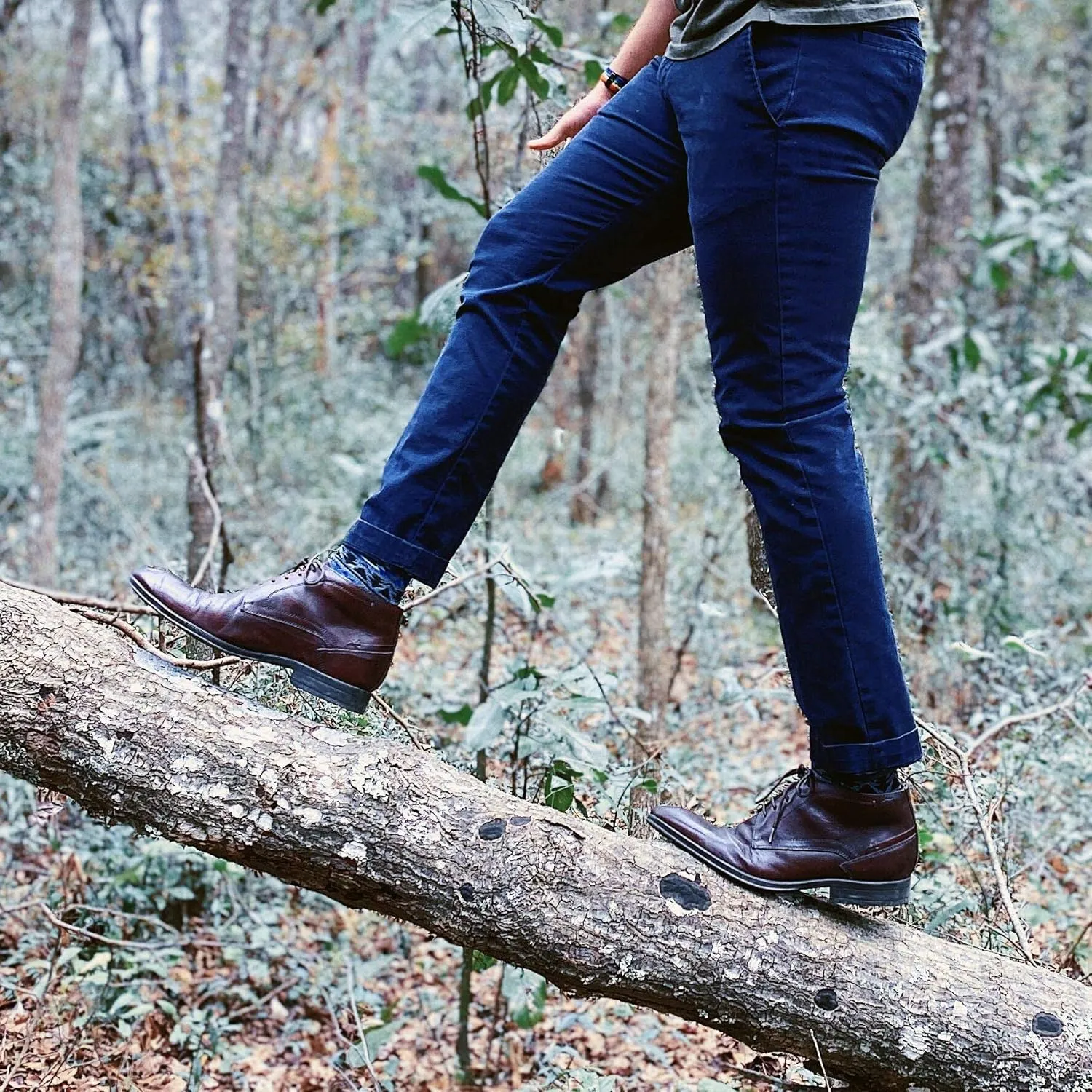 Marcos | Genuine Leather Chukka Boots | Men's Classic Chukka Boots | Ankle Dress Boot | Lace-Up | Rubber Sole | Daily Casual Winter Boot