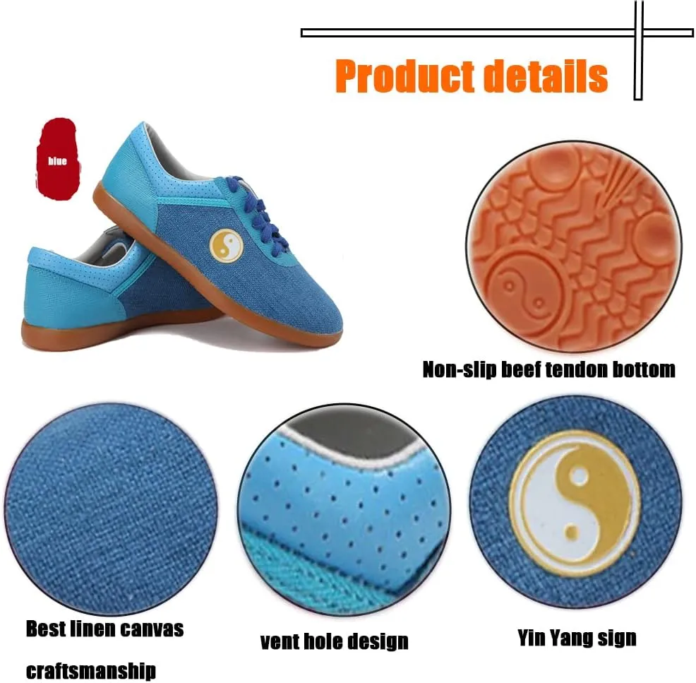 Martial Arts Kung Fu Taekwondo Training Shoes,Unisex's Low-Top Martial Arts Taekwondo Karate Training Shoes Trainers,