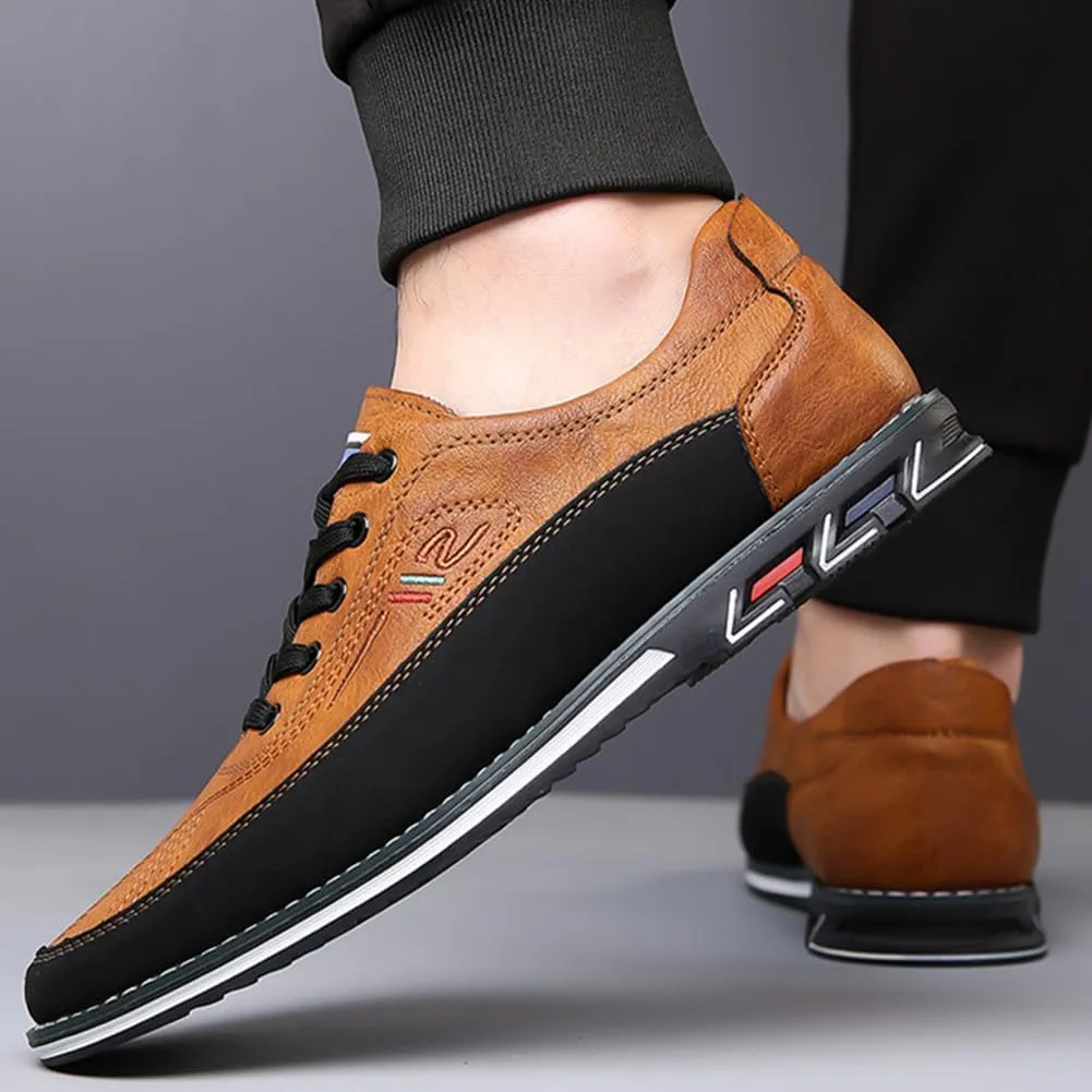 Men Casual Business Loafers Shoes Lace Up Adjustable Driving Working Sneakers Walking Party Formal Oxfords Zapatillas