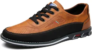 Men Casual Business Loafers Shoes Lace Up Adjustable Driving Working Sneakers Walking Party Formal Oxfords Zapatillas
