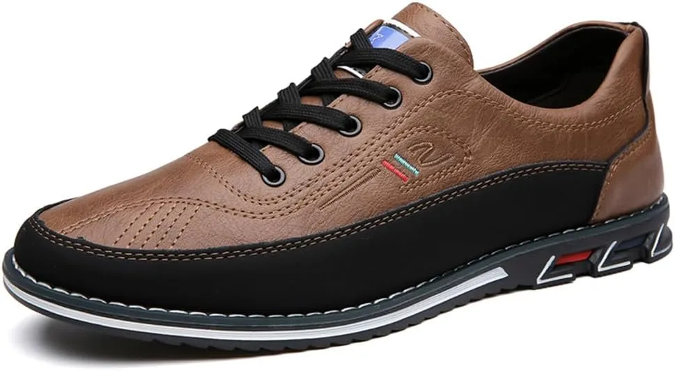 Men Casual Business Loafers Shoes Lace Up Adjustable Driving Working Sneakers Walking Party Formal Oxfords Zapatillas