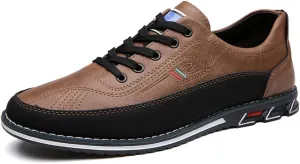 Men Casual Business Loafers Shoes Lace Up Adjustable Driving Working Sneakers Walking Party Formal Oxfords Zapatillas