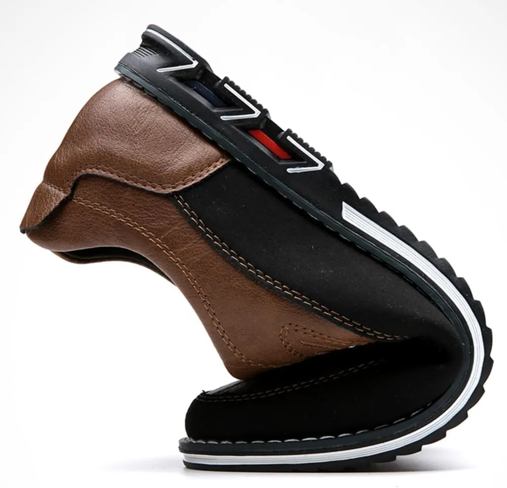 Men Casual Business Loafers Shoes Lace Up Adjustable Driving Working Sneakers Walking Party Formal Oxfords Zapatillas