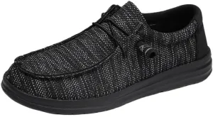 Men Lace-Up Lightweight Casual Comfortable Dress Oxfords Adjustable Lacing Derby Shoes Comfortable Walking Loafers