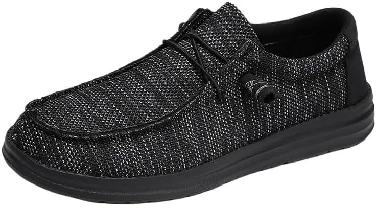 Men Lace-Up Lightweight Casual Comfortable Dress Oxfords Adjustable Lacing Derby Shoes Comfortable Walking Loafers