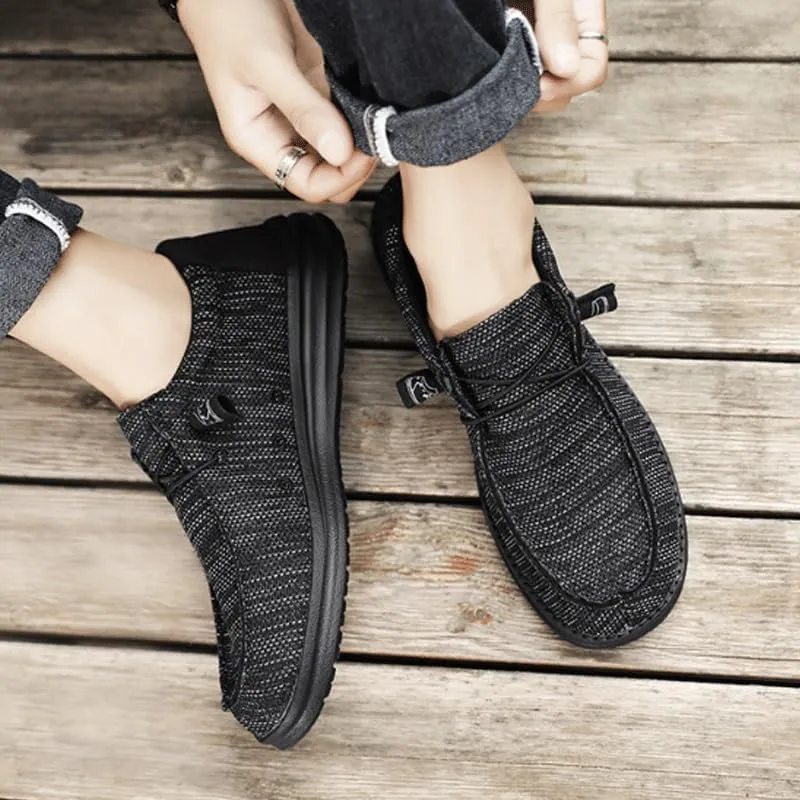Men Lace-Up Lightweight Casual Comfortable Dress Oxfords Adjustable Lacing Derby Shoes Comfortable Walking Loafers