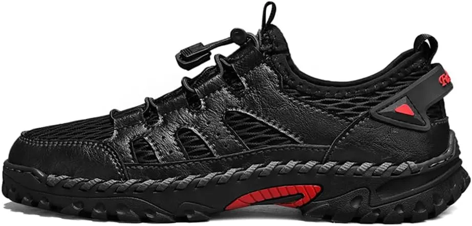 Mens Breathable Mesh Walking Hiking Shoes Light and Comfortable Casual Shoes Fashion Sneakers for Men