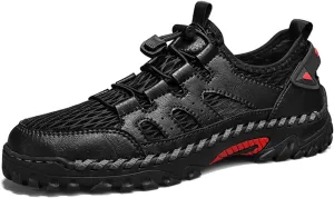 Mens Breathable Mesh Walking Hiking Shoes Light and Comfortable Casual Shoes Fashion Sneakers for Men