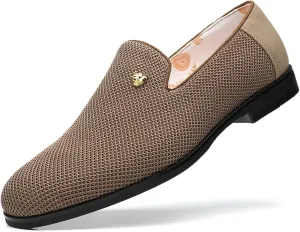 Men's Casual Loafers Slip-on Walking Dress Comfortable Fashion Shoes